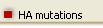 HA mutations